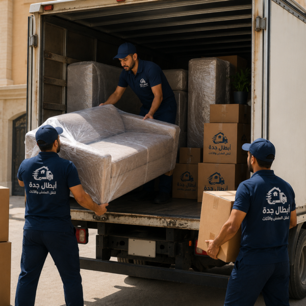 تحميل العفش بمدينة جدة حميل العفش داخل الشاحنة بحي الحمدانية