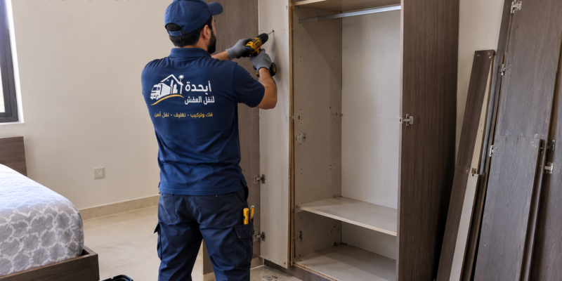 نجار ابطال جدة نجار ابطال جدة يقوم بفك دولاب الملابس